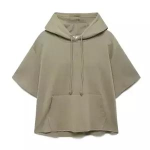 [롯데백화점]나이스클랍 로고 반팔 후드 티셔츠  N252PWT543