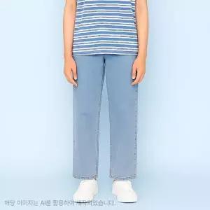 [유솔]USALL 유솔 HC29 UNI 리오셀세미와이드데님 주니어 공용 하늘하늘 데님 바지(리 (S40351854)