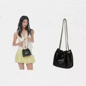 질스튜어트 코코체인 블랙 체인 미니 크로스겸 숄더백 JAWA4F360 321615