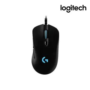 국내정품 로지텍코리아 G403 HERO 블랙 유선 게이밍 마우스 오른손전용 인체공학디자인/KH