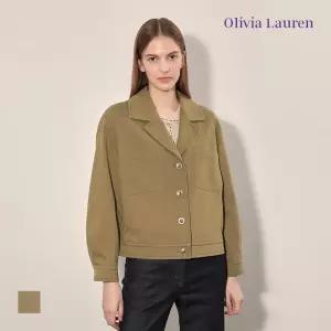 [올리비아로렌] 스티치 아웃포켓 자켓_VOCFU4F8111
