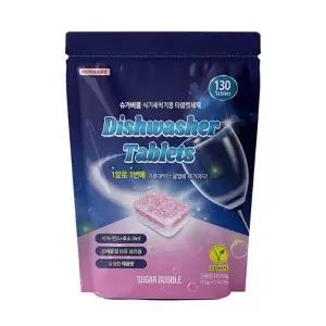 슈가버블 식기세척기 세제 10g x 130 슈가버블식기세척기세제10gx130 코스트코 코와샵2508