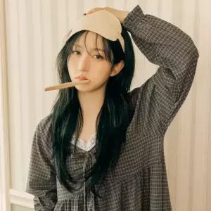 [해원'pick] 실크핏 더스트 긴팔 잠옷 원피스