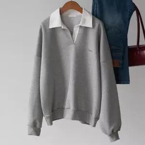 (안나앤플러스) 모티브 카라 맨투맨[티셔츠DNV78] 빅사이즈