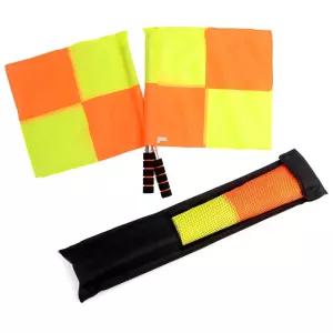 경기용 심판 깃발 2P/심판용 플래그 축구 스포츠 주심 부심 신호 체육 대회 운동회 경기