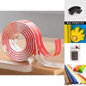 잘라쓰는 모서리보호테이프 3M/모서리/보호대/가드/코너/보호/문닫힘/방지/쿠션/기둥/클립/벽보호대/벽지