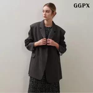 [GGPX]캐주얼 오버핏 숄더 패드 자켓 (GPCJK016D)