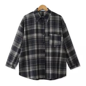 [엠엔씨][MNC] 빈티지 오버핏 체크셔츠 (MDLS247WB)