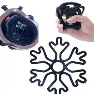 머리 눌림 방지 헬맷 실리콘 패드 1개 쿠션 자전거 오토바이 통풍 에어 땀 안전모 내피