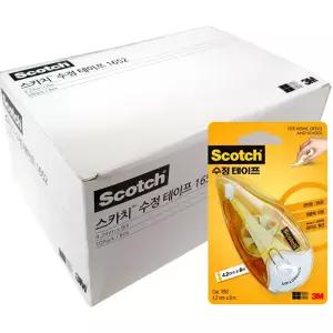 3M 수정테이프 디스펜서 1652 1갑 10개 화이트 문구