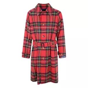 폴로 랄프로렌 플레이드 체크 벨트 코트 715981028001 TP442922631