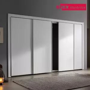 E0 아이 올뉴 슬라이딩 드레스룸 안방 맞춤 시공 붙박이장 8자 240cm 실속형)