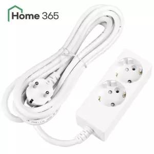[홈365] 10A 국산 안전 접지 일반 멀티탭 2구 3m