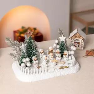 플라워트리 크리스마스 장식 성탄절 센터피스 감사 29cm 테이블