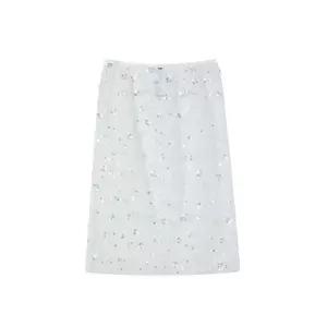 [LAP] 플라워 비즈 레이어드 스커트 AR1WS221[35491194]