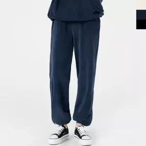 [하프클럽/]배기팬츠 배기 면바지 밴딩바지 루즈핏 여자바지 면