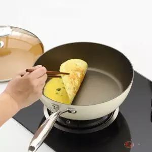 케이맘 티타늄프라이팬 논스틱 냄비 28cm+ Q292-O