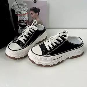 [하프클럽/]여성 2뮬 스니커즈 운동화 통굽 키높이 ZGB3 베리슈 구두 운동화