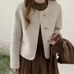 [예쎄] 노카라 솔리드 숏자켓(S5FJK020A)