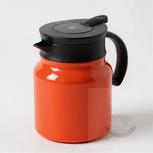 오마센 온도표시 316 스텐 보온병 900ML 보온주전자 오렌지 보온보냉병