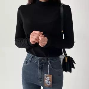 [에이와비] #AWABMADE:_베이직반터틀넥티셔츠 -5color