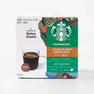 스타벅스 돌체 구스토 하우스 블렌드 캡슐커피  8.5g*12입