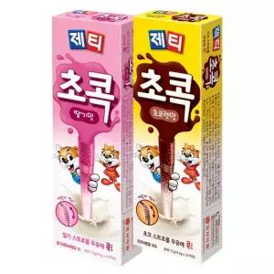 제티 초콕 2종 총 40T 초코20T+딸기20T)