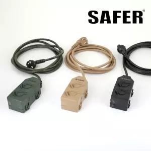 세이퍼 2구 연장선 9M 고용량 멀티탭 4000W 리드선 전기선 밀리터리 캠핑