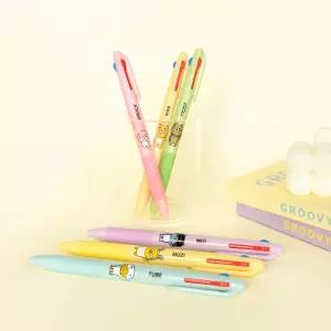 카카오프렌즈 3색 볼펜/삼색/데일리/캐릭터/색볼펜//잘써지는/0.7mm/데일리/빨강/파랑/국내/생산/프로도