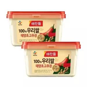 [상품] 해찬들 태양초 고추장2kg 2개