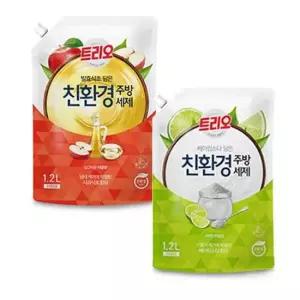 애경 트리오 친환경 주방세제 1.2L 자재