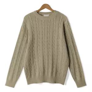 [엠엔씨][MNC] 텐덤 꽈배기 라운드니트 (MDKN962DS)