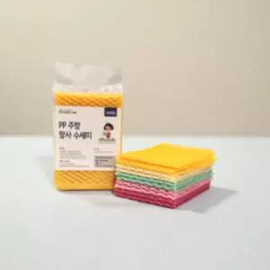 까사랩 PP 내구성 트렌디 주방 망사 수세미 10개입 1개