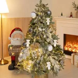 플라워트리 크리스마스 트리 장식 풀세트 스노우잣 120cm 양면