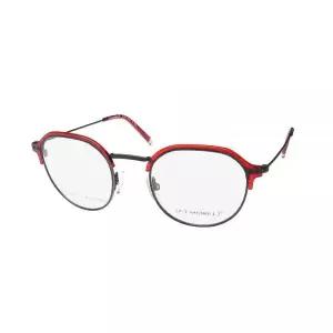 Marius Morel 1880 Red Casey 90015c 안경 프레임/안경 핸드메이드 아세테이트 레어, 레드 / 블랙.114884