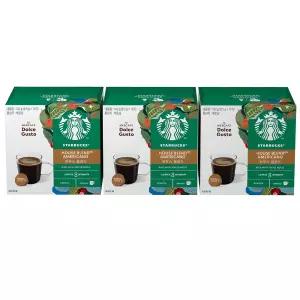 스타벅스 하우스 오피스 사무실 블렌드 by 네스카페 돌체구스토 캡슐커피 8.5g 12개입 3개