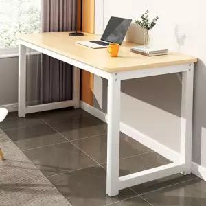 심플 강력 컴퓨터책상/식탁/조립식/일자형/철제/오피스/컴퓨터/책상/학생/기본책상/보조테이블/간이책상