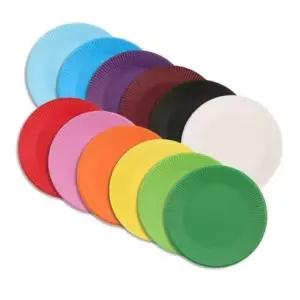 만들기 유니아트 칼라종이접시 혼합 만들기 색접시 미술용