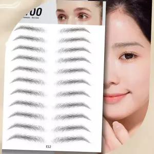 반영구 눈썹 문신 스티커 메이크업 문신 눈썹 스티커 방수 여자