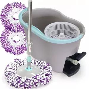 청소앤 올뉴 페달청소기 통돌이 회전밀대 핸드스핀겸용