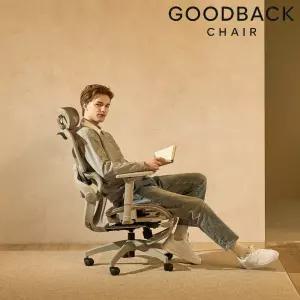굿백체어 v1 허리 사무실 의자 사무용 컴퓨터 허리가 편한 메쉬 공부 책상 침대형 척추 요추