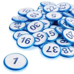 원형 번호판 부착식 1-50/스티커/넘버링/번호/표시/숫자/숫자판/도서관/락커룸/목욕탕/사무실/식당