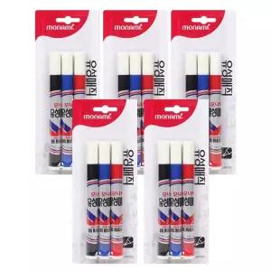 유성매직 유성펜 세트 모나미 3색 다용도 둥근닙 5P