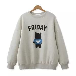 [MNC] 프라이데이 베어 기모맨투맨 MDMU480SM)