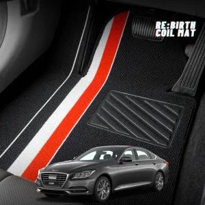 제네시스 G80 뉴코일 트랩 디자인 슬림 카매트 바닥 발판 발매트 (2세대 DH)