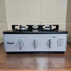 린나이 가스레인지 자동불꽃 조절기능 3구3센서 도시가스(LNG) 용