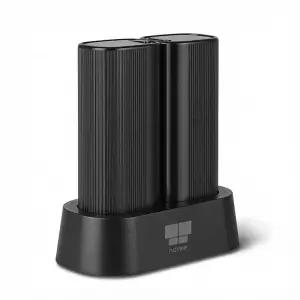 나비 NV46-THW10 휴대용 USB 전자 충전식 양손 듀얼 미니손난로 핫팩_블랙