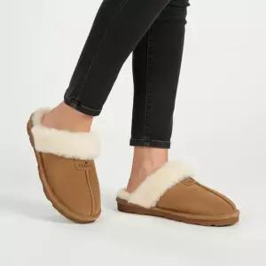 여성 LOKI II 양털 어그 슬리퍼 히코리 671W-220)