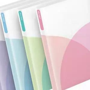 포켓클리어북 A4 40매 전후면 수납 클리어화일 책상 문서정리 케이스