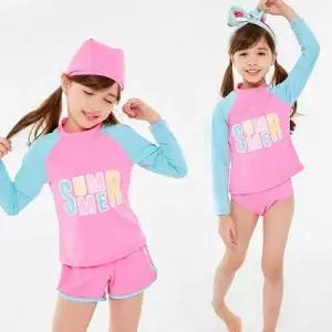 [보리보리/에스티홀리데이]여아 래쉬가드세트_ST683썸머